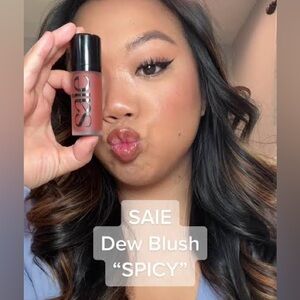🔥 Saie Dew Blush SPICY Blush or Bronzer (Warm Terracotta)